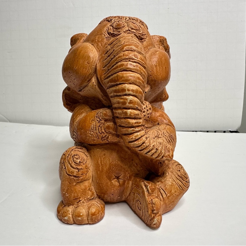 VTG 1974 Elephant Planter Terra Cotta in Color Unknown Material & Maker - Picture 2 of 11